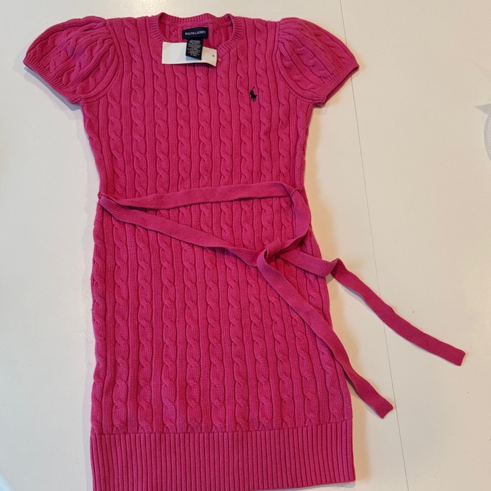 Ralph Lauren Pink Knit Dress